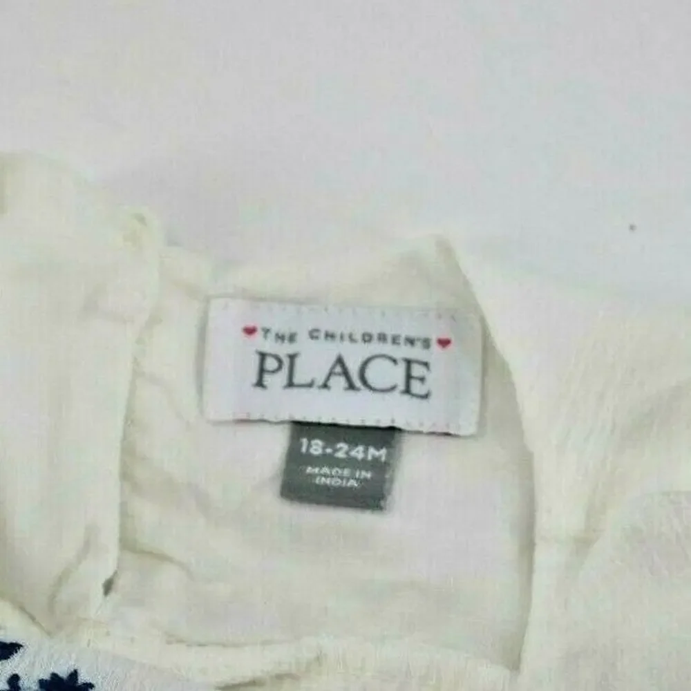 The Childrens Place Girls Blue Jeans Shirt Outfit Bundle Kids Size 18-24 Months - Picture 4 of 9